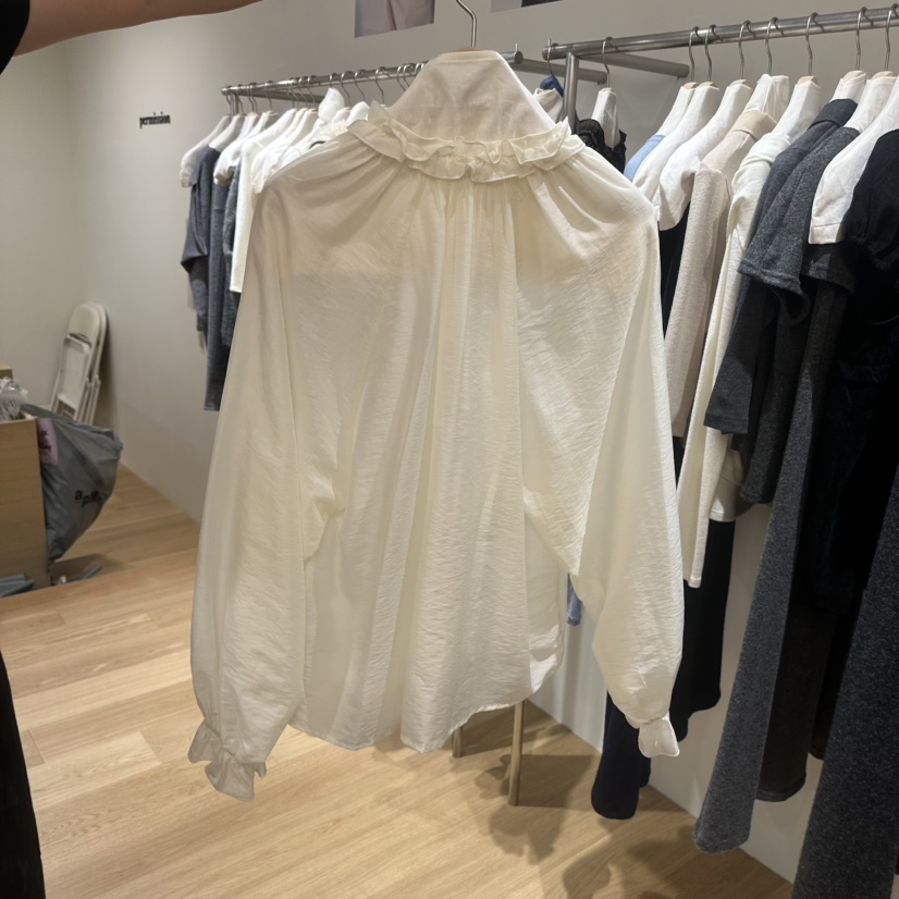 PERMISSION東大門代購女裝新款熱賣真品推薦時尚襯衫蕾絲衫PERMISSION襯衫/蕾絲衫
