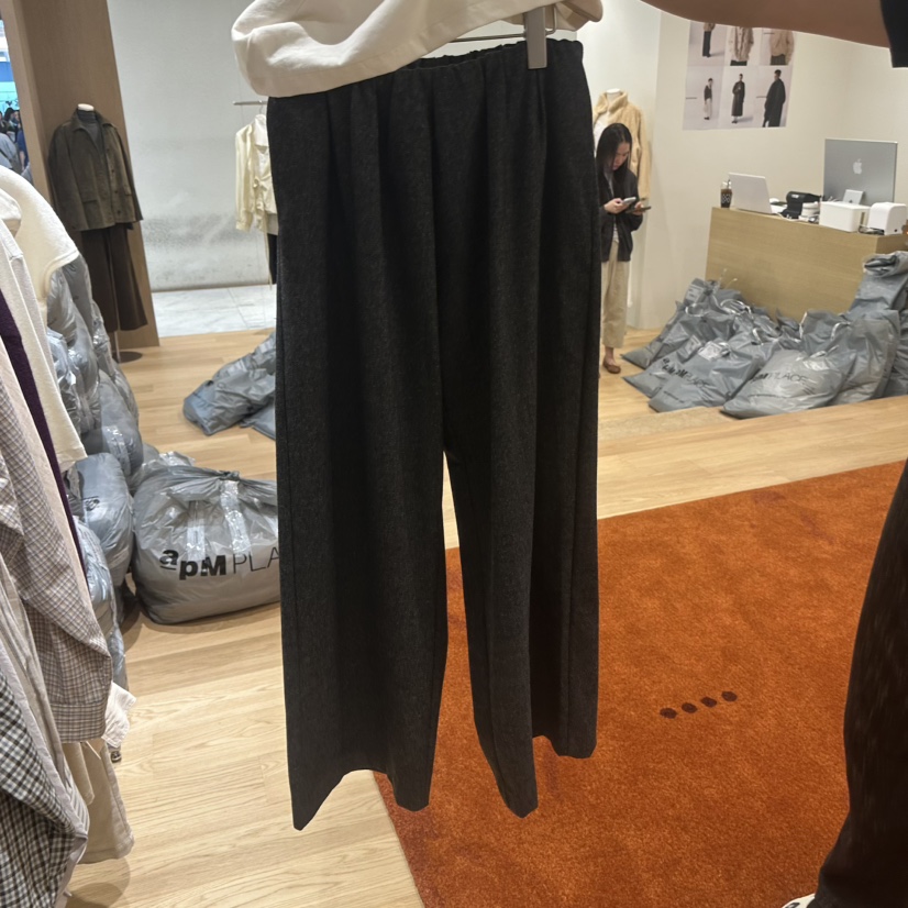 PERMISSION韓國直郵女裝新品時尚人氣休閑推薦休閑褲褶裥PERMISSION休閑褲圖色2