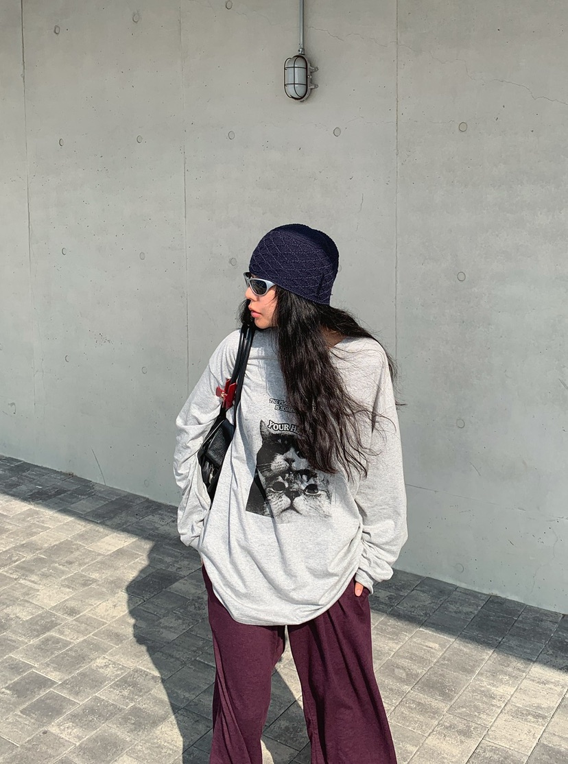 BURROW/ARaakie韓國直郵女裝新品休閑人氣推薦真品長袖T恤BURROW/ARaakie長袖T恤