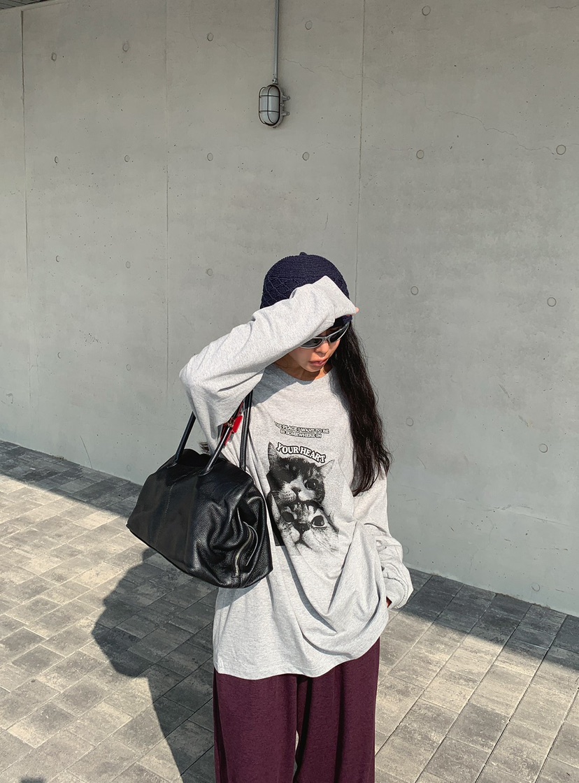 BURROW/ARaakie韓國直郵女裝新品休閑人氣推薦真品長袖T恤BURROW/ARaakie長袖T恤