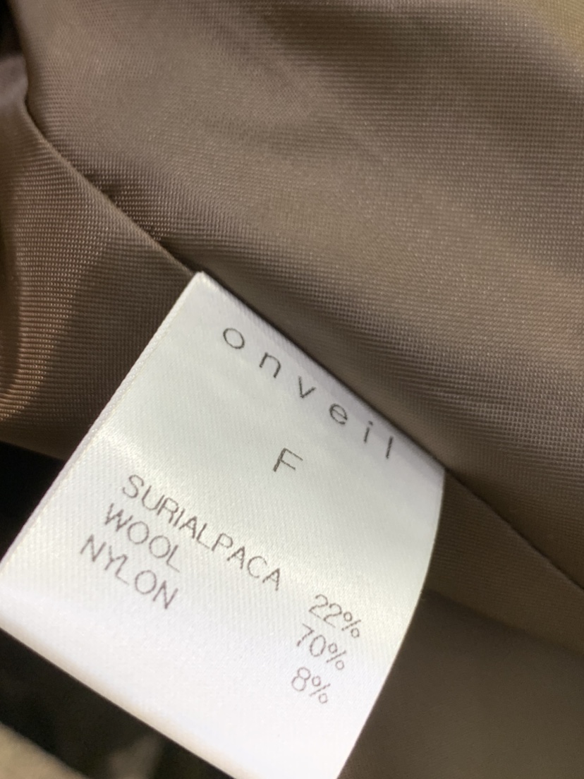 ONVEIL東大門實拍女士新品熱賣真品推薦時尚短款大衣含腰帶ONVEIL短款大衣