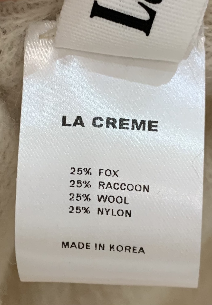 LA CREME韓國代購女士新款時尚真品熱賣休閑針織衫狐貍浣熊LA CREME針織衫