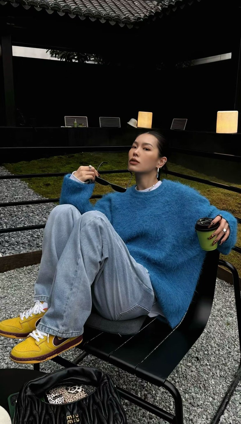 BURROW/ARaakie韓國直郵女裝新款推薦熱賣人氣針織衫馬海毛BURROW/ARaakie針織衫圖色2