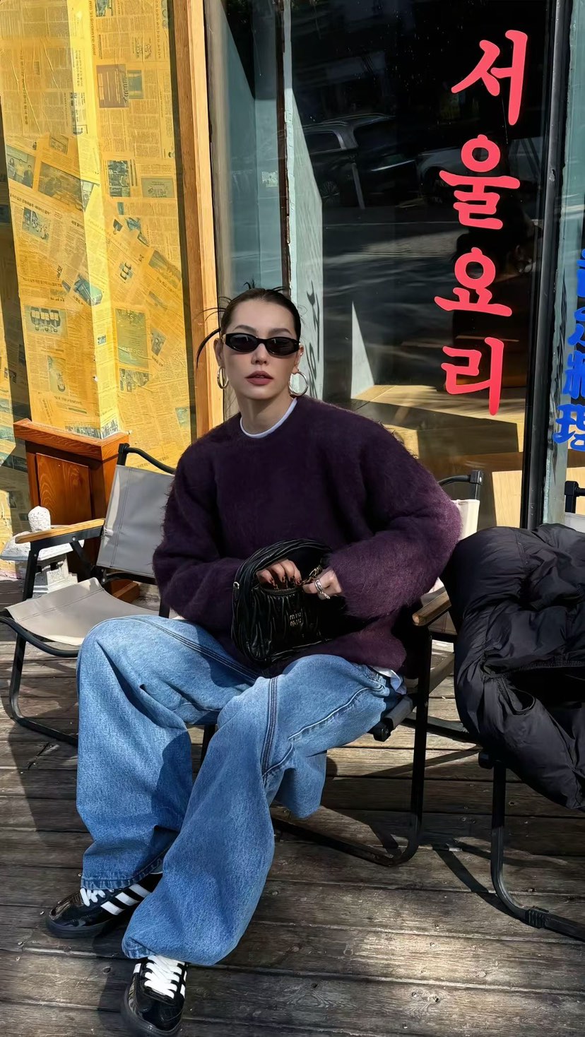 BURROW/ARaakie韓國直郵女裝新款推薦熱賣人氣針織衫馬海毛BURROW/ARaakie針織衫圖色5