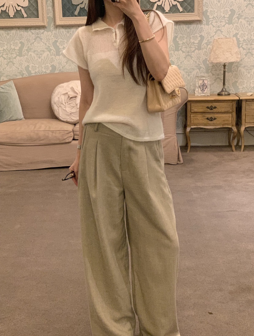 LA CREME東大門代購女裝新款休閑真品熱賣推薦時尚休閑褲LA CREME休閑褲
