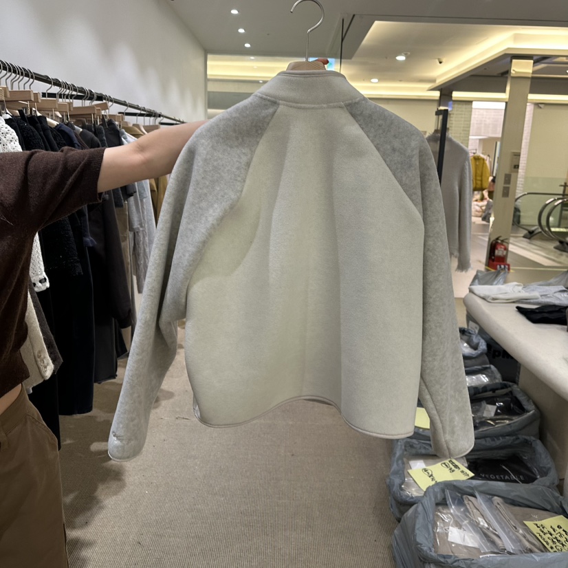VEGETABLE東大門實拍女裝新品真品時尚推薦休閑夾克毛絨拉鏈VEGETABLE夾克