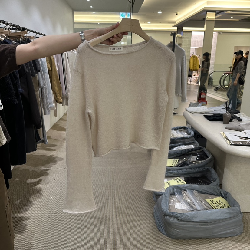 VEGETABLE韓國代購女裝新品推薦熱賣真品休閑時尚人氣針織衫VEGETABLE針織衫圖色2