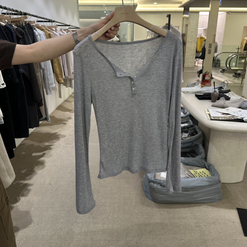 VEGETABLE韓國直郵女裝新款時尚推薦真品熱賣人氣長袖T恤VEGETABLE長袖T恤圖色3