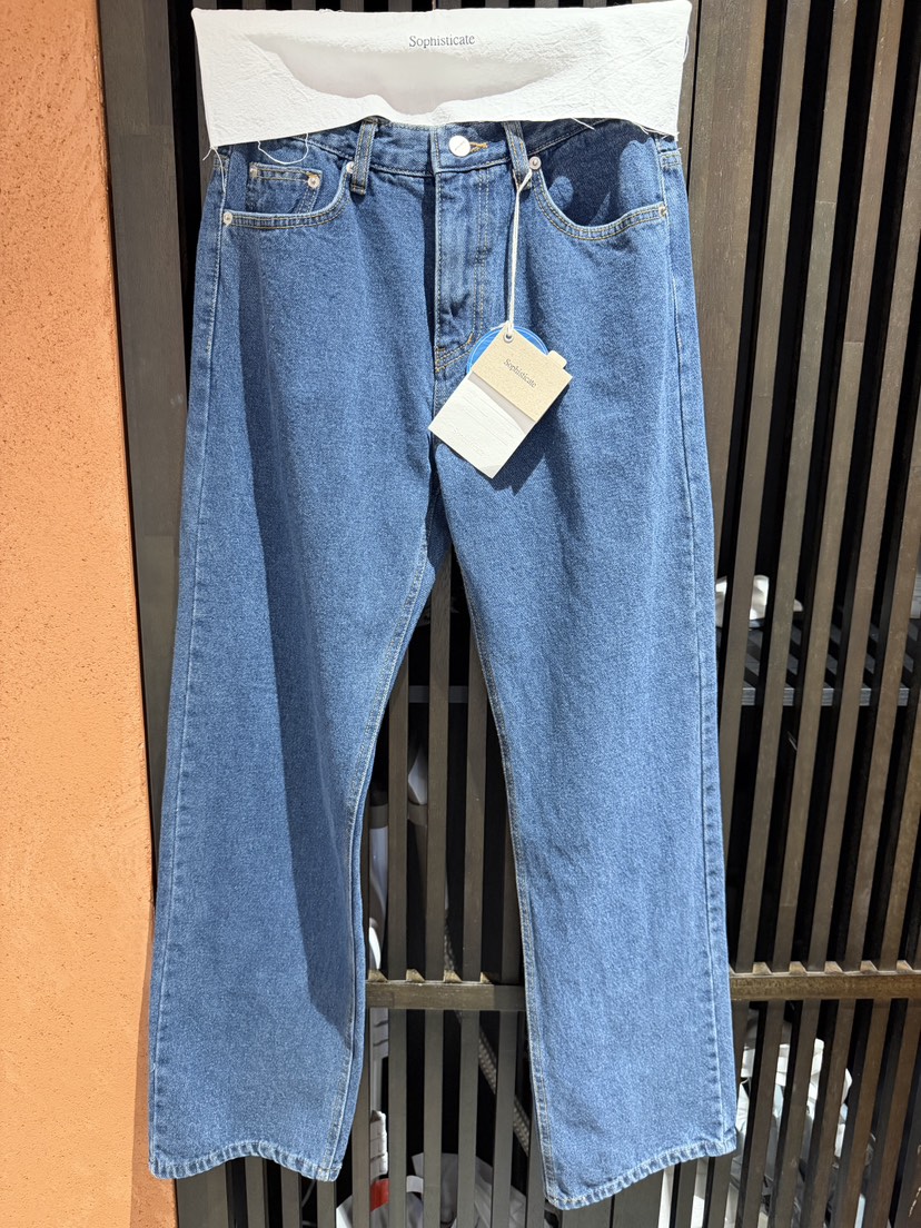 SOPHISTICATE東大門實拍女裝新款真品牛仔褲拉絨磨毛經典SOPHISTICATE牛仔褲圖色1