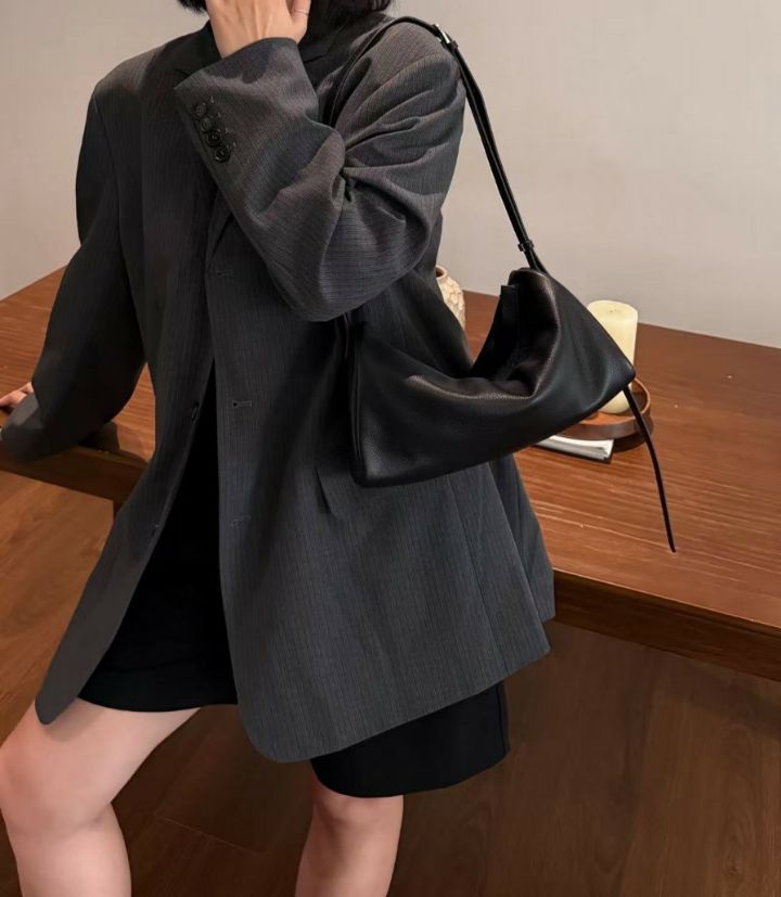 TROUVAILLE東大門代購女裝新品時尚人氣推薦單肩斜跨包羊皮TROUVAILLE單肩/斜跨包