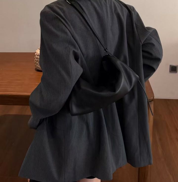 TROUVAILLE東大門代購女裝新品時尚人氣推薦單肩斜跨包羊皮TROUVAILLE單肩/斜跨包
