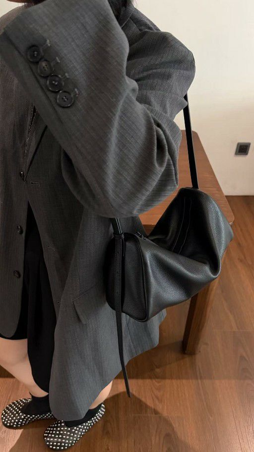 TROUVAILLE東大門代購女裝新品時尚人氣推薦單肩斜跨包羊皮TROUVAILLE單肩/斜跨包圖色1