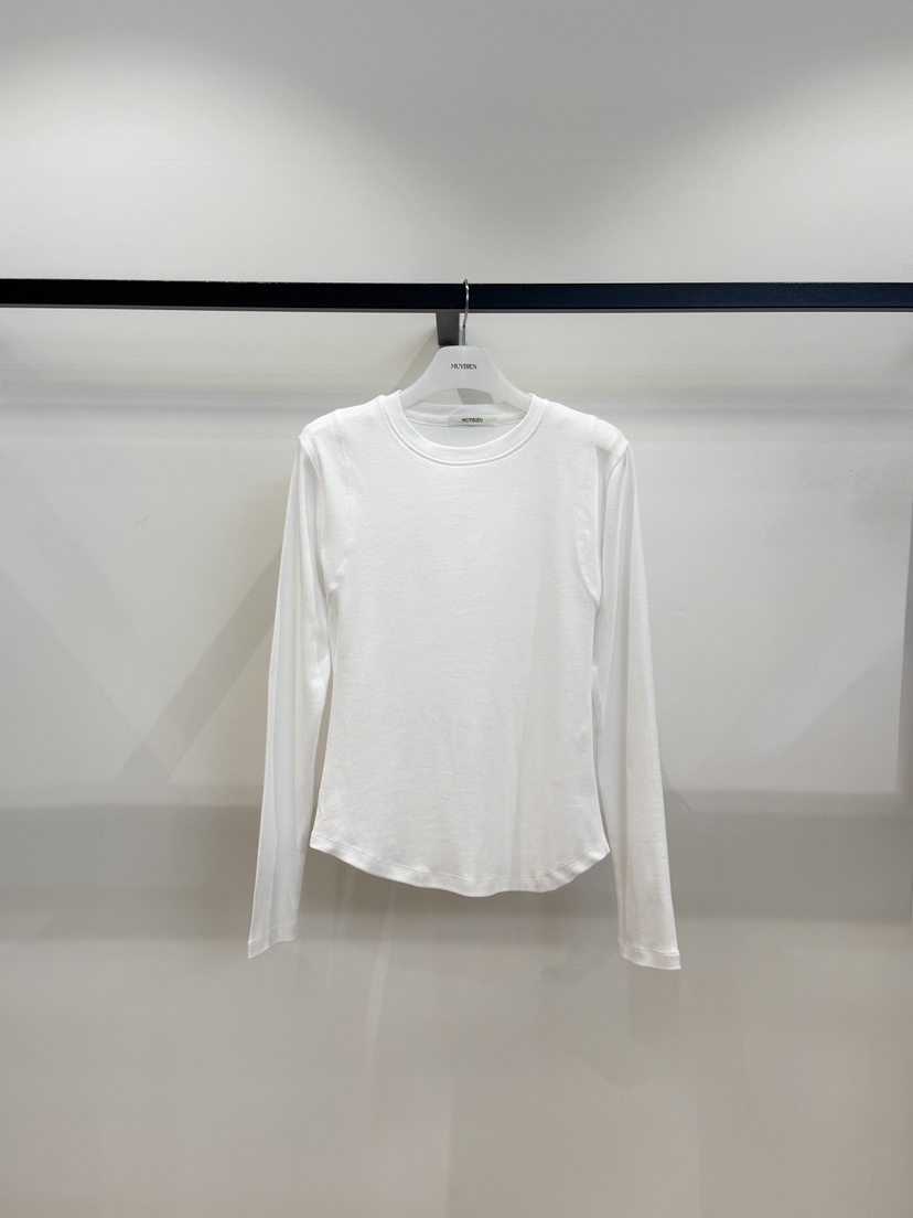 MUYBIEN東大門直郵女士新品真品熱賣時尚推薦休閑長袖T恤MUYBIEN長袖T恤圖色2