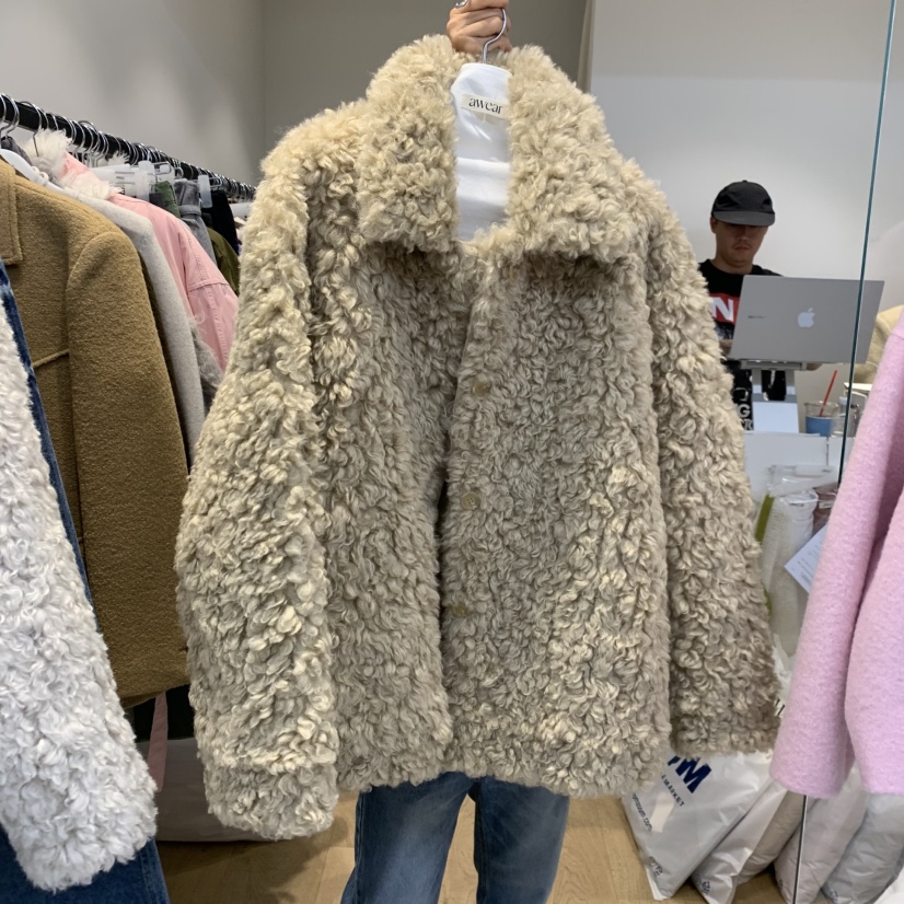 RUMIRU/AWEAR東大門直郵女士新款熱賣時尚人氣休閑短款大衣awear/RUMIRU短款大衣圖色2