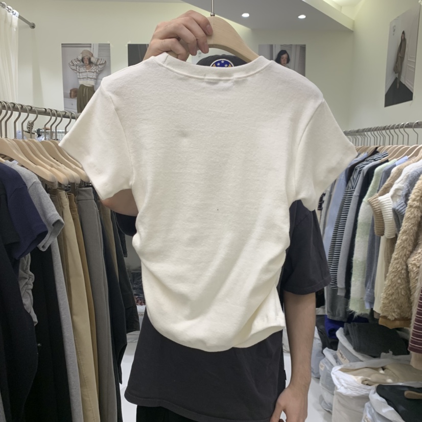 YUNBAL東大門代購女士新品真品休閑時尚熱賣人氣推薦T恤抓絨YUNBALT恤