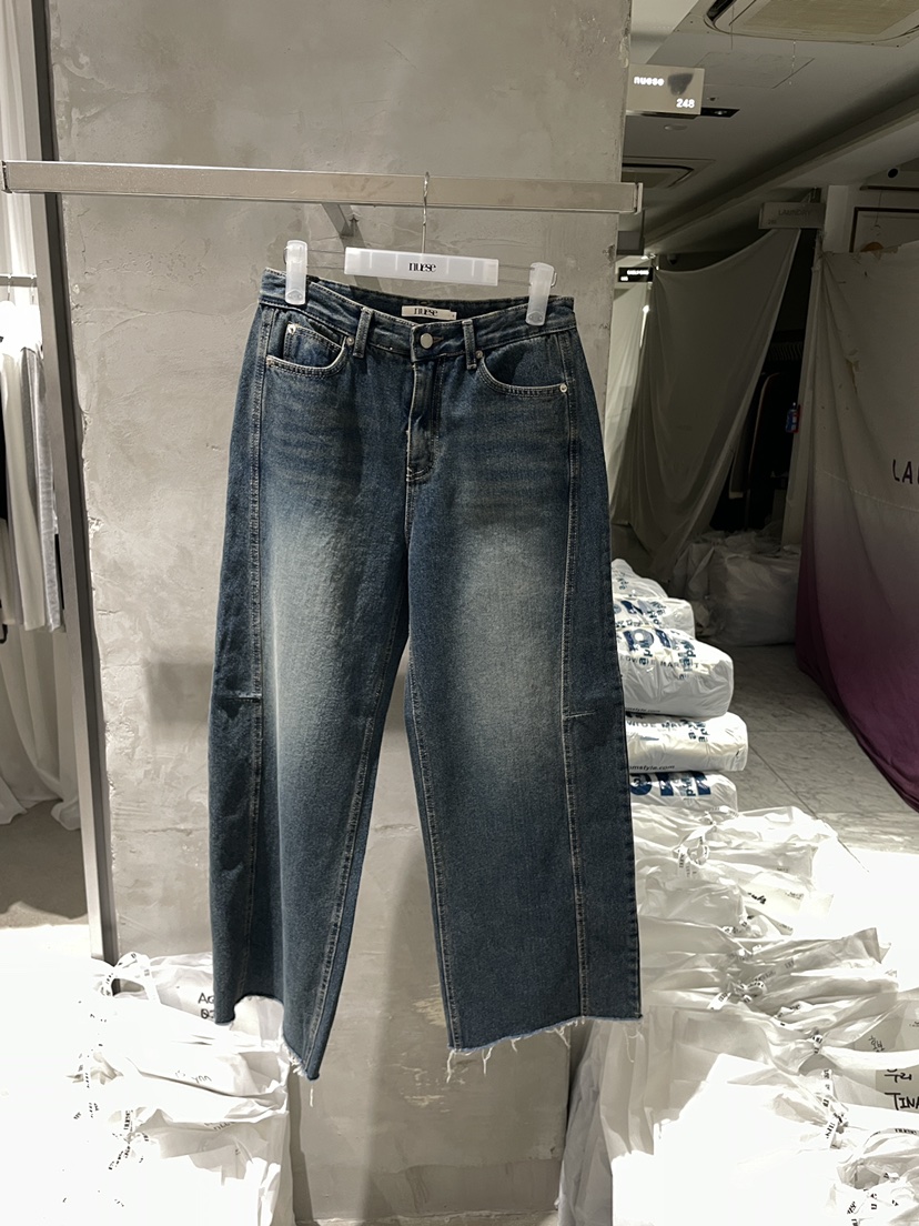 NUESE東大門代購女裝新款休閑熱賣時尚真品推薦人氣牛仔褲NUESE牛仔褲圖色1