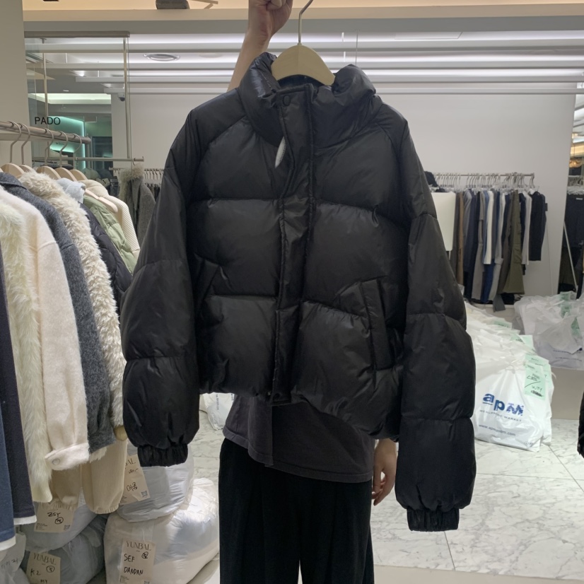YUNBAL東大門直郵女士新款時尚休閑短款羽絨服羽絨服鴨絨YUNBAL短款羽絨服圖色3