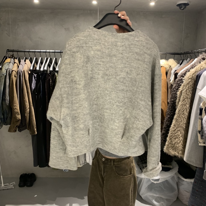 BALLOW STUDIO東大門代購女裝新品人氣時尚短款大衣短款BALLOW STUDIO短款大衣