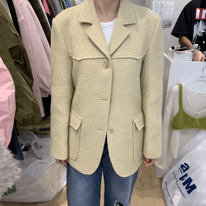 RUMIRU/AWEAR東大門直郵女裝新款休閑真品推薦人氣短款大衣awear/RUMIRU短款大衣圖色3米