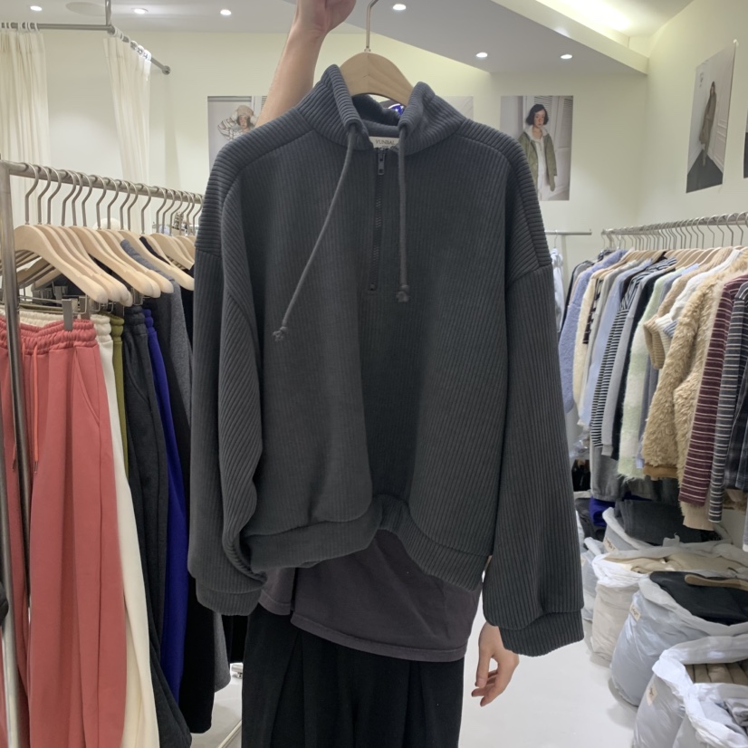 YUNBAL東大門直郵女士新品真品休閑推薦時尚熱賣衛衣加絨YUNBAL衛衣圖色2