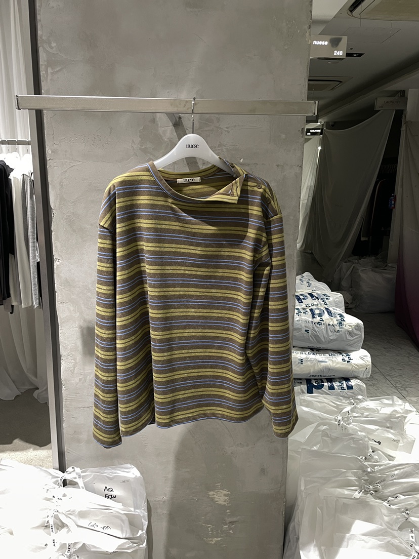 NUESE東大門實拍女士新品推薦休閑時尚真品人氣熱賣長袖T恤NUESE長袖T恤圖色1