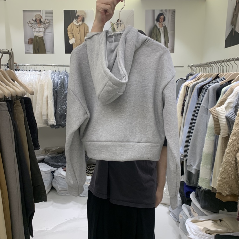 YUNBAL東大門代購女裝新品休閑推薦時尚真品衛衣加絨拉鏈YUNBAL衛衣