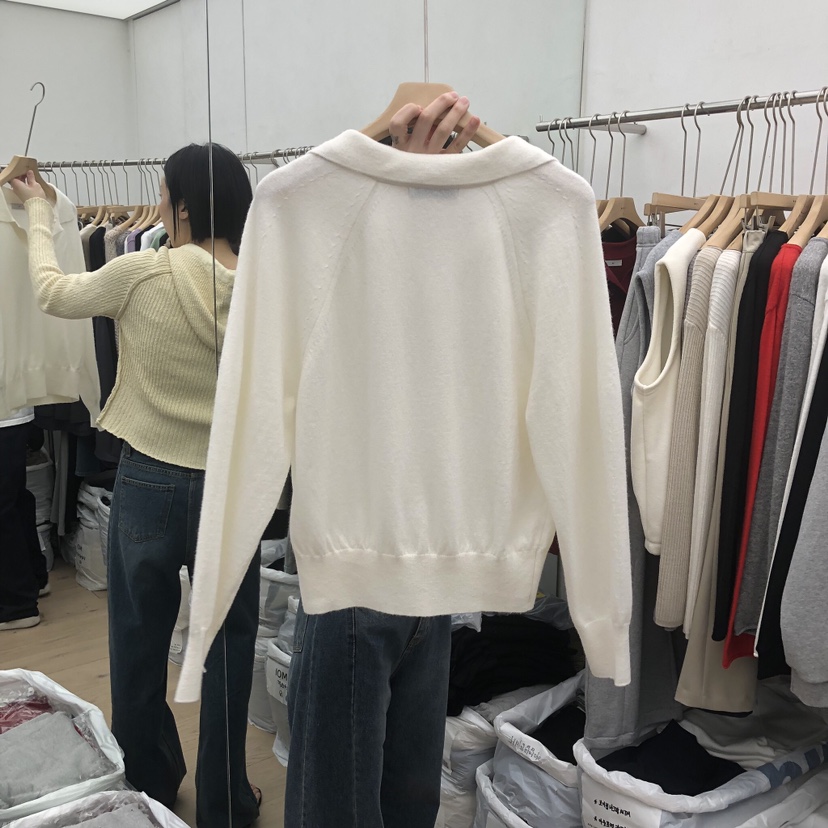 MOI-A東大門實拍女裝新品人氣推薦真品熱賣休閑針織衫羊絨MOI-A針織衫