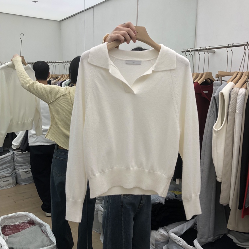 MOI-A東大門實拍女裝新品人氣推薦真品熱賣休閑針織衫羊絨MOI-A針織衫圖色1