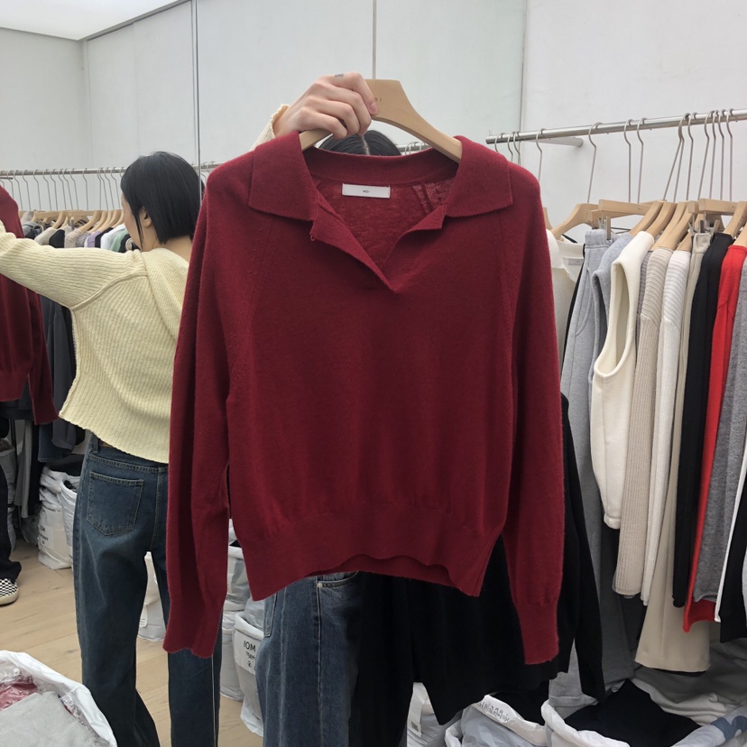 MOI-A東大門實拍女裝新品人氣推薦真品熱賣休閑針織衫羊絨MOI-A針織衫圖色3