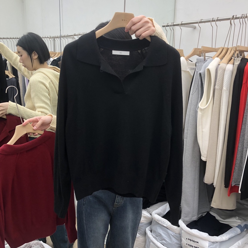 MOI-A東大門實拍女裝新品人氣推薦真品熱賣休閑針織衫羊絨MOI-A針織衫圖色4