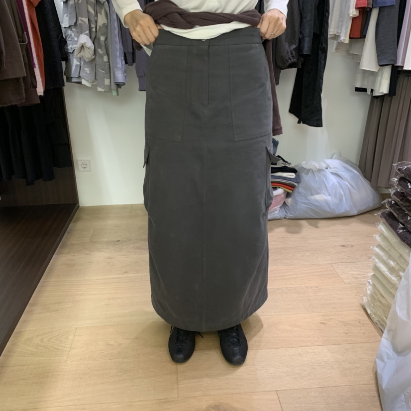 ARROW韓國代購女士新品人氣推薦時尚真品休閑長裙燈籠長款ARROW長裙圖色1墨
