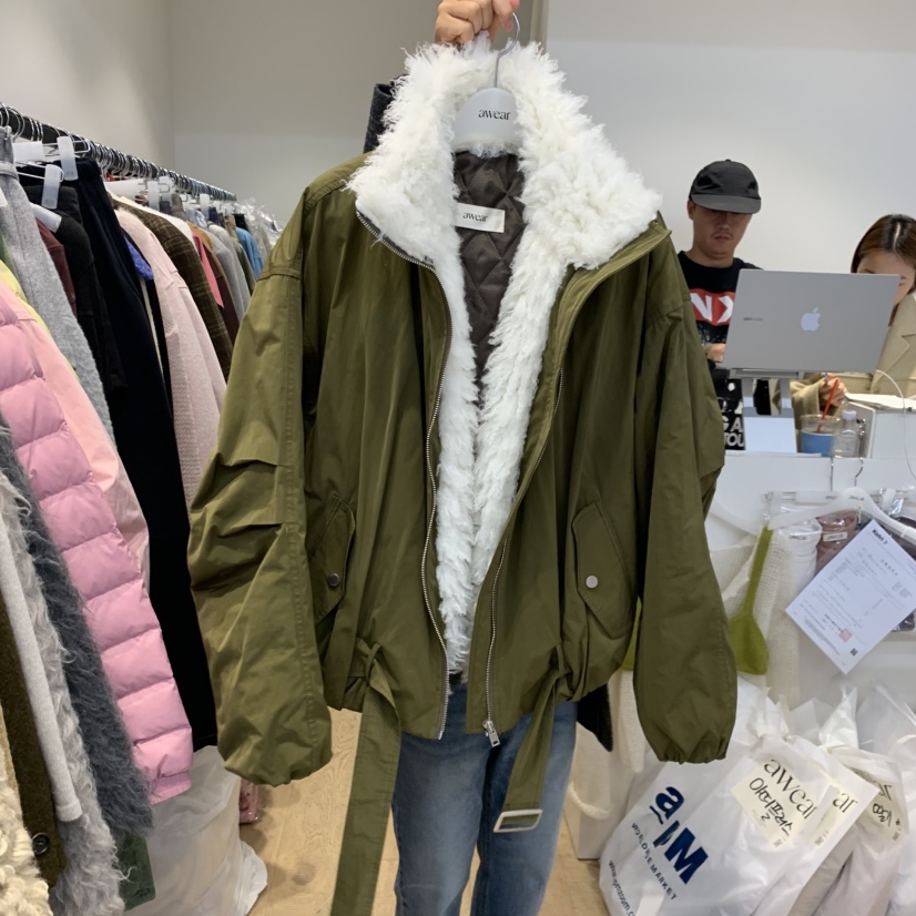 RUMIRU/AWEAR東大門實拍女裝新款熱賣時尚人氣休閑短款棉服awear/RUMIRU短款棉服圖色2