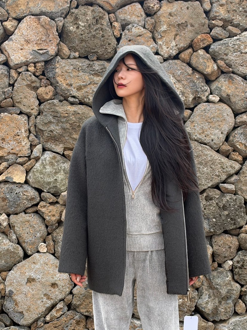 ELIA東大門實拍女士新款休閑推薦熱賣人氣時尚真品短款大衣ELIA STUDIO短款大衣