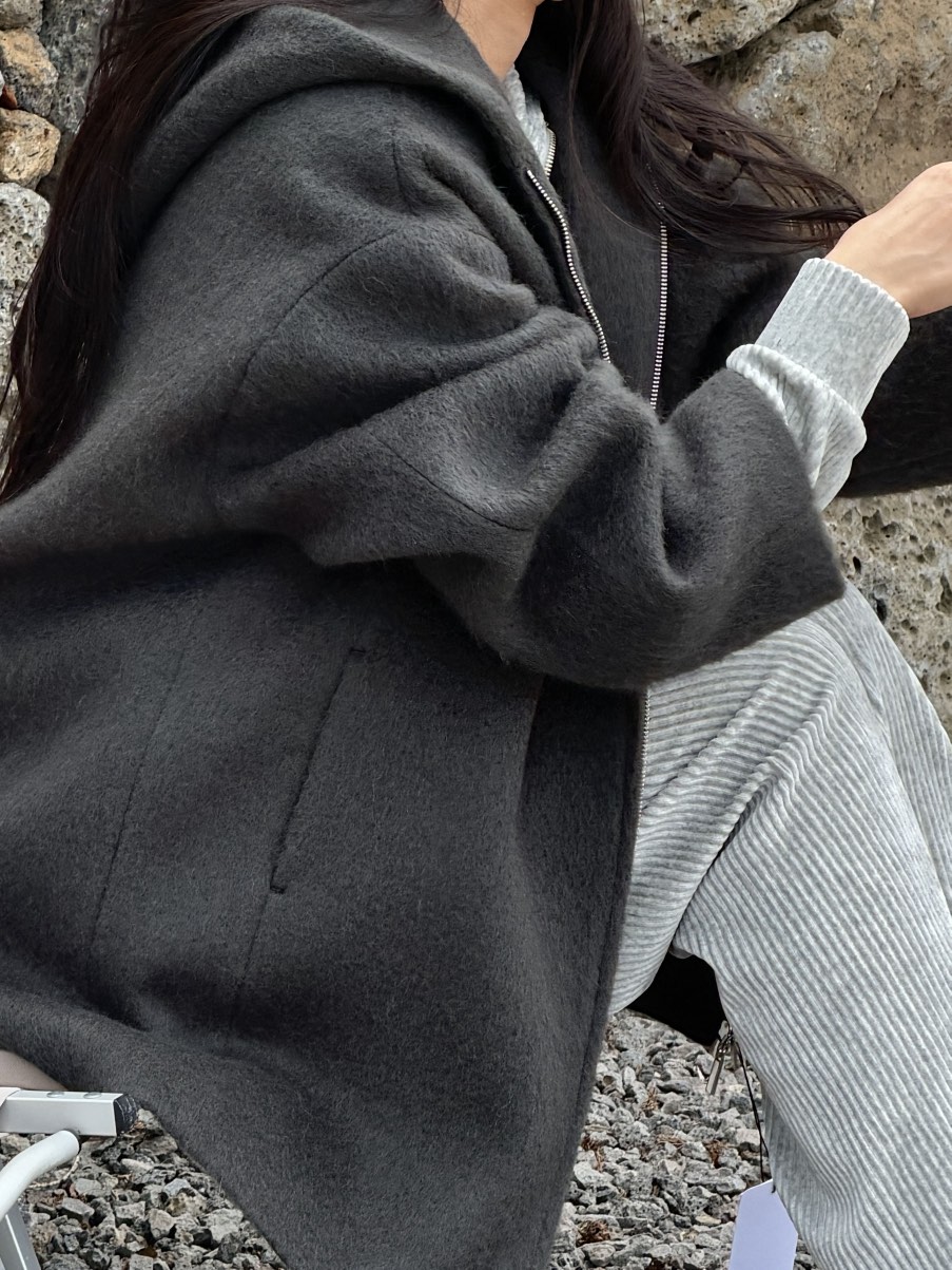 ELIA東大門實拍女士新款休閑推薦熱賣人氣時尚真品短款大衣ELIA STUDIO短款大衣