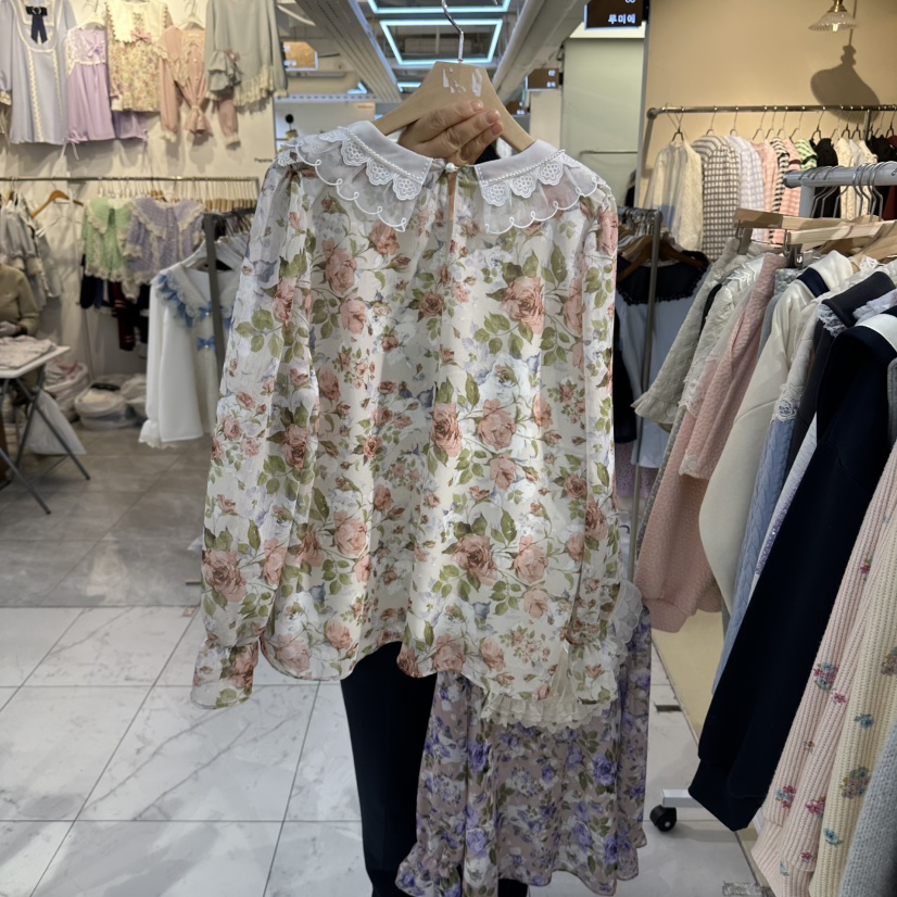 MS東大門直郵女裝新品人氣推薦真品熱賣休閑時尚襯衫蕾絲衫MS襯衫/蕾絲衫
