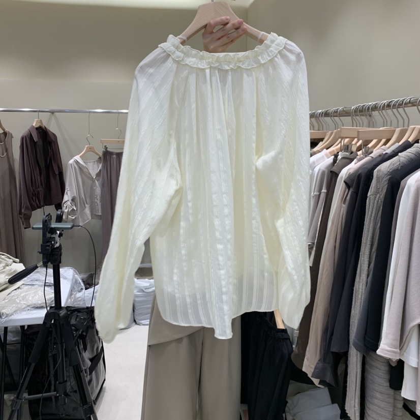 G.I-L韓國直郵女裝新款熱賣休閑時尚真品人氣襯衫蕾絲衫G.I-L襯衫/蕾絲衫