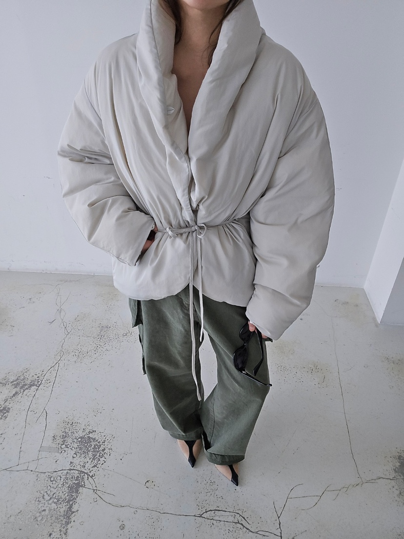 J SHOP東大門實拍女裝新款時尚推薦短款羽絨服羽絨服披肩J_SHOP短款羽絨服