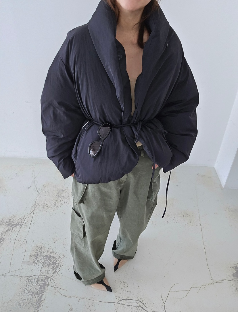 J SHOP東大門實拍女裝新款時尚推薦短款羽絨服羽絨服披肩J_SHOP短款羽絨服