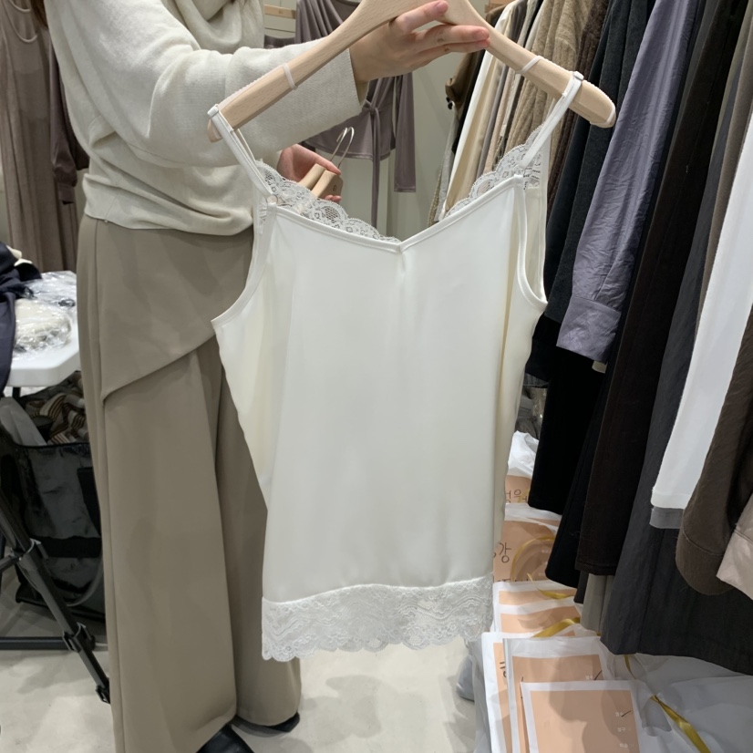 G.I-L東大門代購女士新品推薦時尚真品休閑吊帶背心蕾絲G.I-L吊帶/背心
