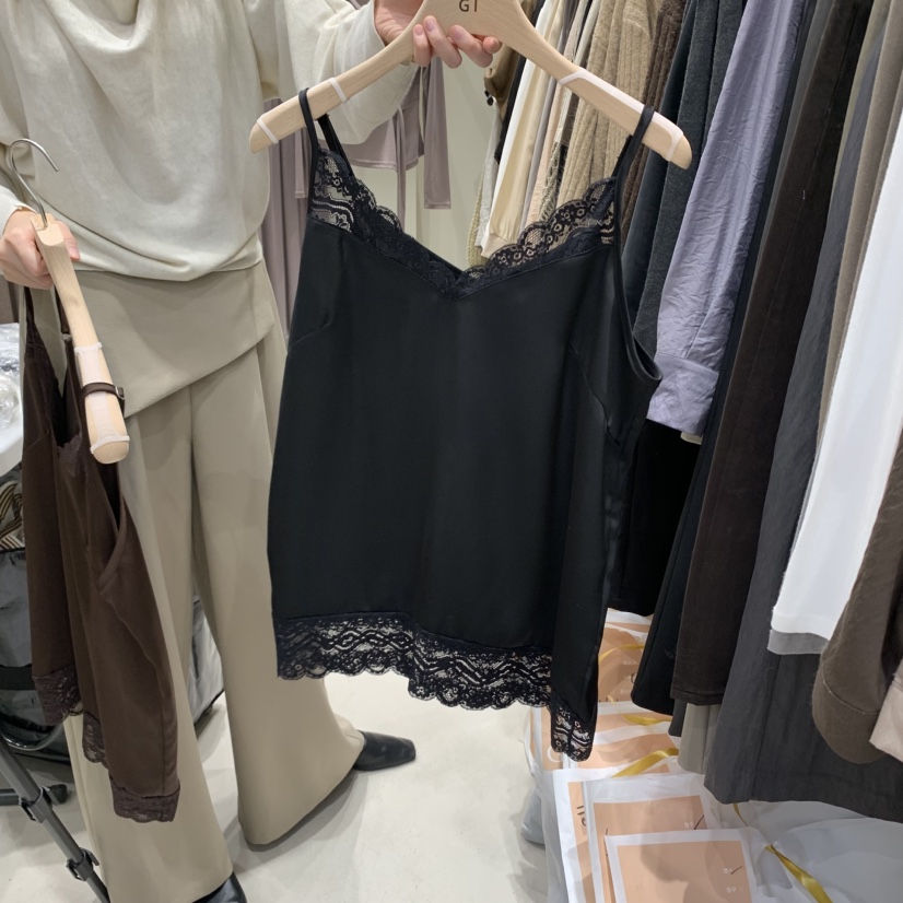 G.I-L東大門代購女士新品推薦時尚真品休閑吊帶背心蕾絲G.I-L吊帶/背心圖色2
