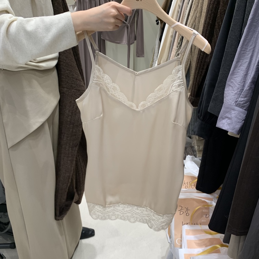 G.I-L東大門代購女士新品推薦時尚真品休閑吊帶背心蕾絲G.I-L吊帶/背心圖色4