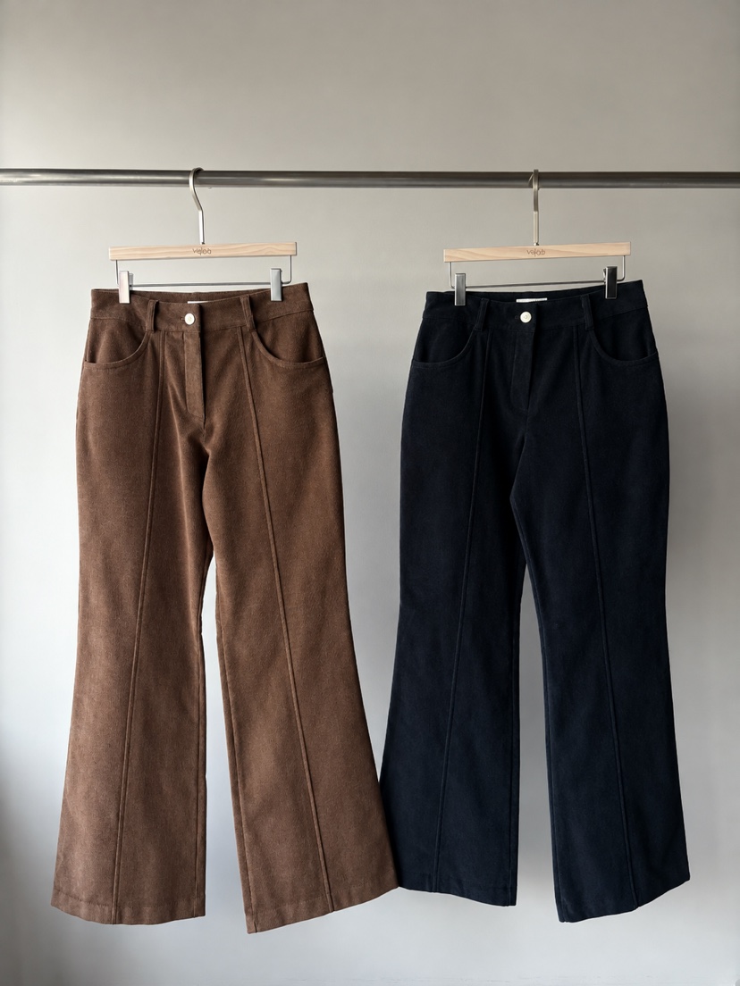 Verbena東大門代購女士新品真品推薦人氣休閑褲燈芯絨口袋Verbena休閑褲