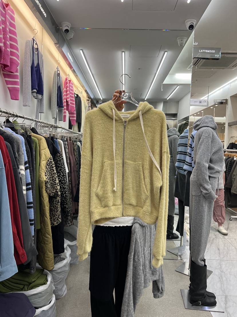 LATTEMOOD東大門代購女士新品時尚真品人氣衛衣拉鏈連帽衫LATTEMOOD衛衣圖色2