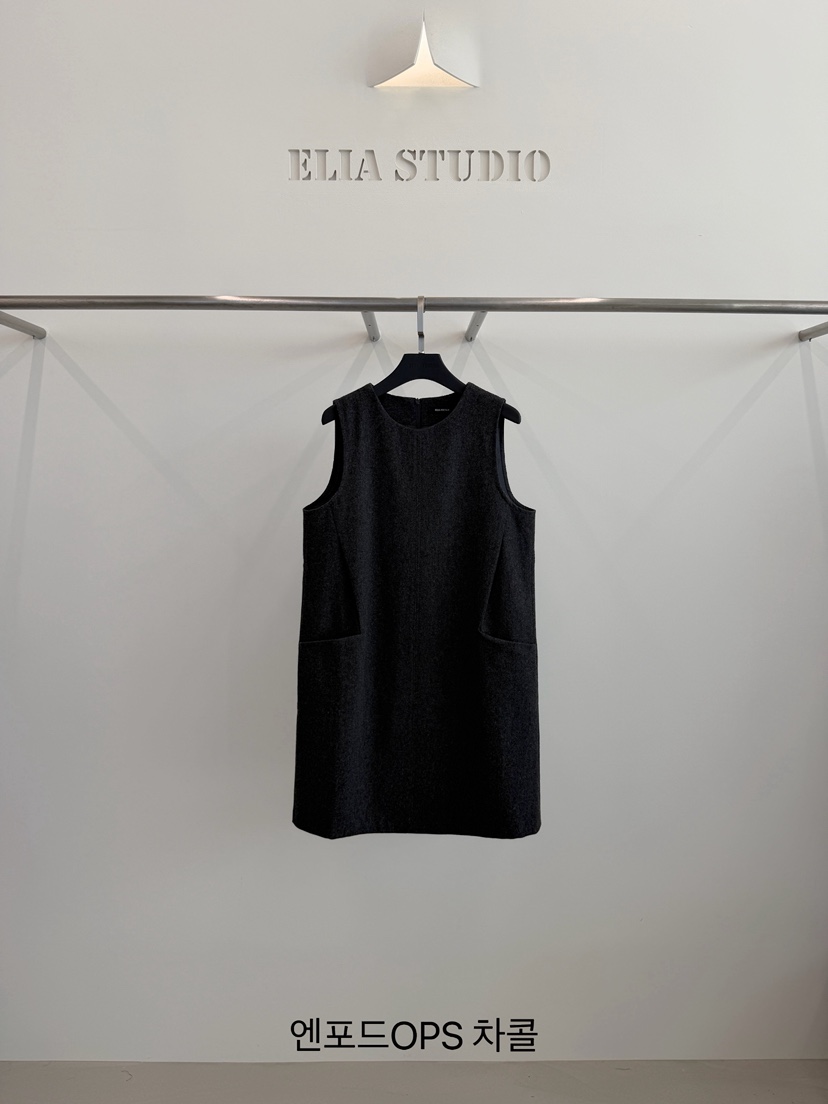 ELIA東大門實拍女裝新品真品熱賣推薦休閑人氣時尚連衣裙OPSELIA STUDIO連衣裙圖色2墨色