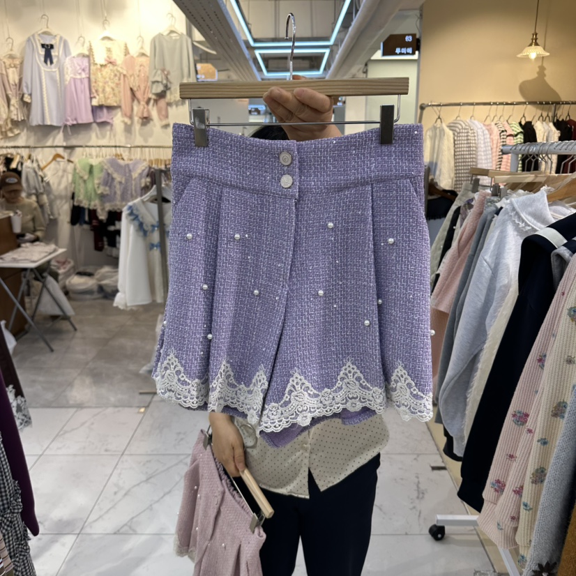 MS東大門實拍女裝新品推薦熱賣真品人氣休閑時尚短褲MS短褲圖色1