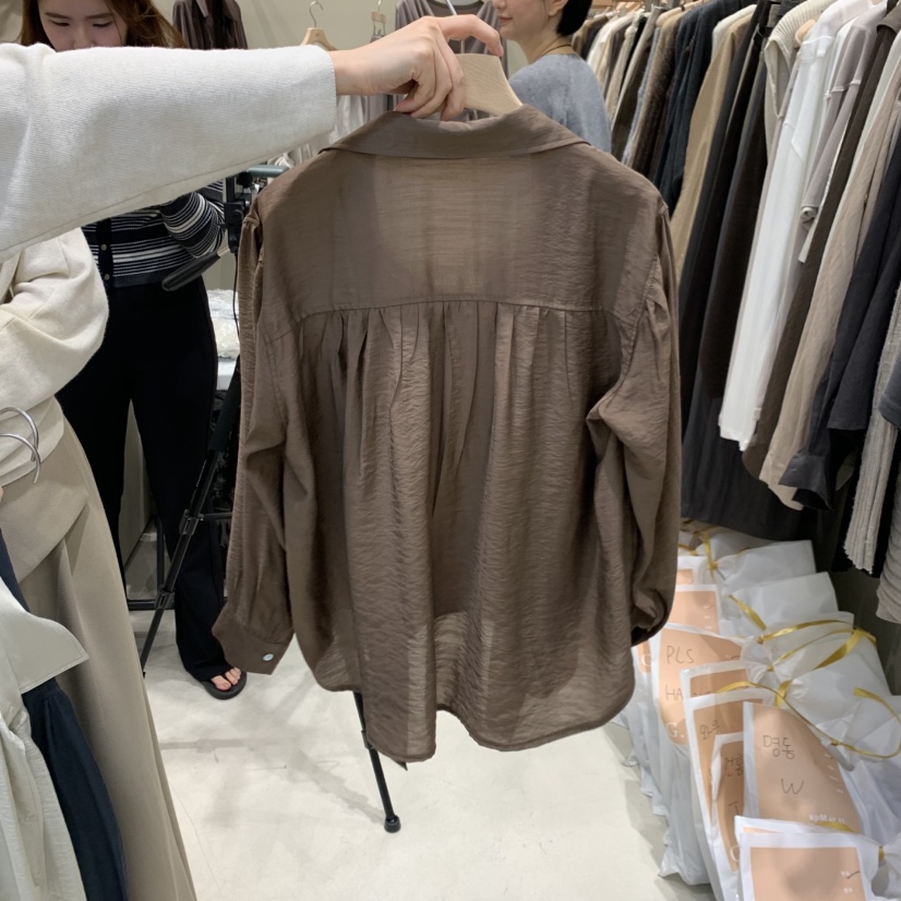 G.I-L東大門直郵女士新品時尚人氣休閑襯衫蕾絲衫假兩件G.I-L襯衫/蕾絲衫