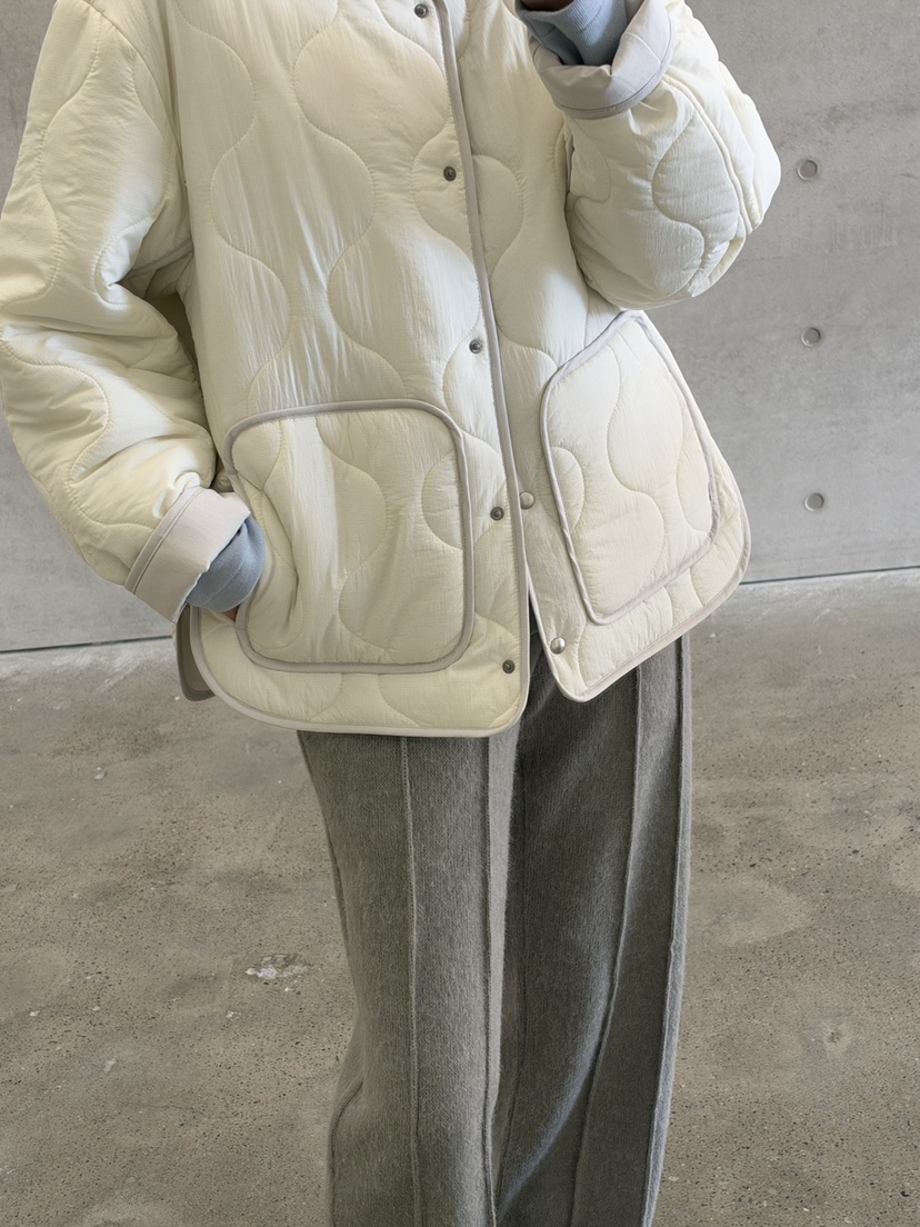 ELIA韓國直郵女士新款時尚真品人氣休閑推薦短款棉服絎縫棉ELIA STUDIO短款棉服