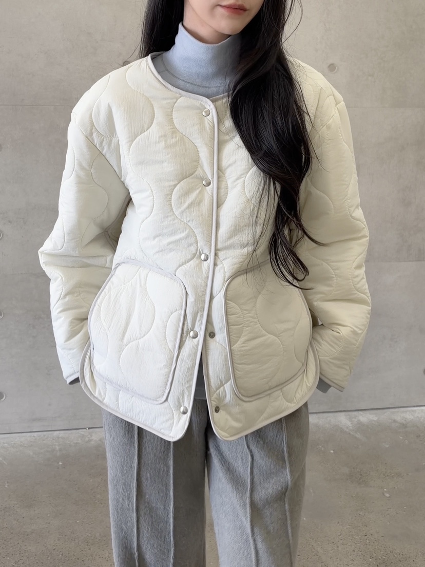 ELIA韓國直郵女士新款時尚真品人氣休閑推薦短款棉服絎縫棉ELIA STUDIO短款棉服