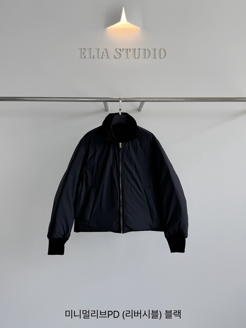 ELIA東大門實拍女士新款推薦時尚休閑短款羽絨服羽絨服雙面ELIA STUDIO短款羽絨服