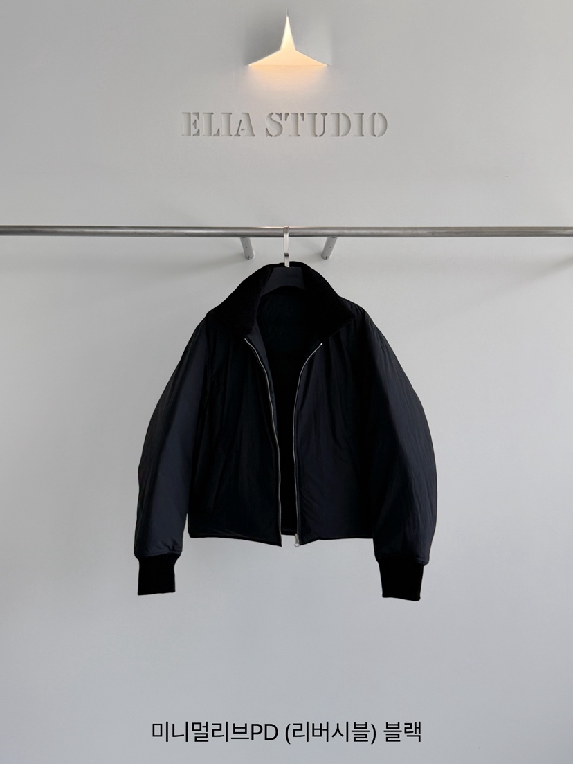 ELIA東大門實拍女士新款推薦時尚休閑短款羽絨服羽絨服雙面ELIA STUDIO短款羽絨服